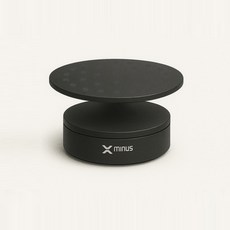 XMinus 13 22 cm 二合一電動轉台/轉盤【掃描_拍攝_直播_展示】, 1個, 黑色, 黑色