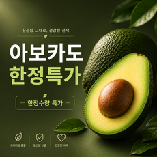 생 아보카도 슈퍼푸드 숲속의 버터 신선 생과 프리미엄, 1박스, 특대20과