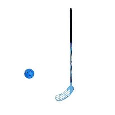 연습용 하키스틱 세트 아이스하키 플로어 스틱 게임 풀사이즈 스틱 실내외 공용, 블루, 95cm(왼손용)