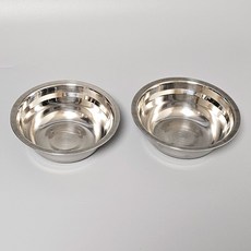 반려동물 스텐 식기 밥그릇 물그릇 14cm 1구, 실버 스텐식기 14cm, 1개