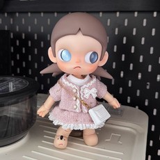 브롤리 몰리 지거 인형옷 피규어 인형 옷 화이트 3피스 4피스 5피스 세트, 아기가 없어요, 지거 핑크 4피스 세트(이너상의+재킷+스커트+가방)