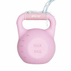 인헨스몰 무게조절 물주입 케틀벨, 핑크, 1개, 6kg