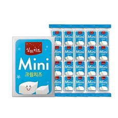 [매일유업] 미니치즈 크림치즈 12g 4입 5봉 (총 20개), 20개