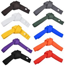 KAADUU 가라데 벨트 다목적 무술 벨트 유도 벨트 태권도 벨트 내구성 있는 MMA 벨트 사이즈 4.2cm1.65인치 화이트. 462657