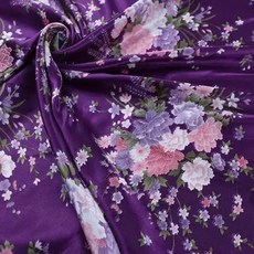 실크원단 프린트 시뮬레이션 실크 새틴 원단 기모노 DIY 바느질 꽃 가정 가구 장식 재료 천 200x150cm, 7) 6  200x150cm, 1개