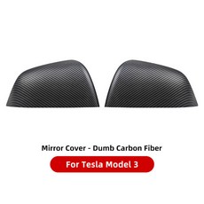 사이드미러 부품 YZ 탄소 섬유 자동차 붙여 넣기 측면 도어 미러 커버 테슬라 호환 모델 3 Y 자동 외장 액세서리 ABS 후면보기
