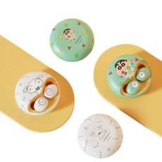 Luxub 蠟筆小新卡通造型入耳式藍牙耳機, 旋轉小新, 藍牙耳機