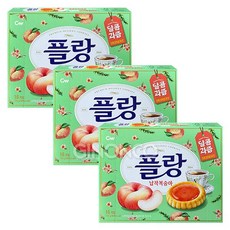청우 플랑 납작복숭아 160g x3 타르트 간식
