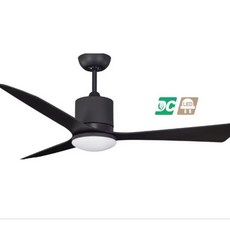 （修一）穩帝士吊扇52吋 吊扇42吋 3d 白 黑 DC吊扇 直流 吊扇燈 LED 22瓦 三色 遙控 台灣製造, 42吋黑