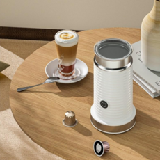 多功能奶泡機，冷熱雙打, 黑色, A