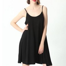 마미누리빅사이즈 여성 끈 슬립원피스 잠옷 홈웨어 나시 8956 177126