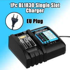 마키타 BL1830 BL1820 BL1840 BL1850B BL1860B EU AU US UK 플러그 전동 공구용 배터리 충전기 DC18RC, 01 CHINA, 02 EU Plug