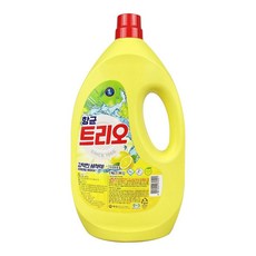 애경 트리오 2kg 주방세제 -o 주방세제용기형 주방세제리필형 기름때제거, 단품, 1개