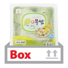 그래도푸드 식당용 가게 식자재 일식 대용량 업소용 절임 류 반찬 웰빙무쌈 2.8kg 4개, 2박스