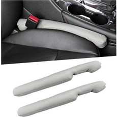 SHMZK 2 PCS 가죽 카시트 갭 필러 오토 시트 블로커 정리함이 시트와 콘솔 사이의 갭을 채우고 유니버설 필러 플러그가 자동차 SUV 트럭의 물건 낙하를 막습니다(블랙), White