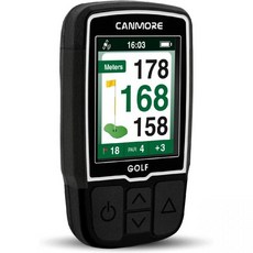 캔모어 HG200 골프 GPS - 41000개 이상의 필수 골프 코스 데이터 및 스코어 시트가 포함된 방수 풀 컬러 2인치 디스플레이 - 전 세계 무료 코스 및 성장블랙, Black