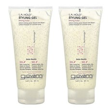 지오바니 헤어젤 LA 홀드 스타일링 스트롱 젤 201ml 2팩