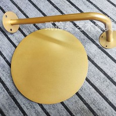 벽걸이 미니테이블 레드 컬러풀 카페자리 옐로우 야외, 기본구성, 18K 골드 A