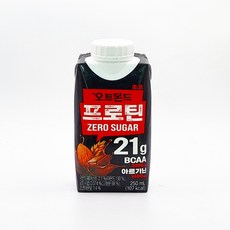 롯데칠성 오트몬드 프로틴 제로슈거 초코, 250ml, 12개