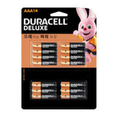 [듀라셀] 디럭스 AAA 건전지 14입, 1개, 14개입