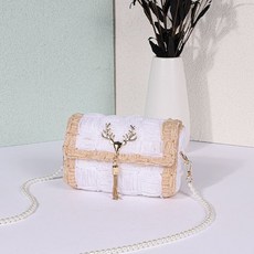 diy 핸드메이드 뜨개질 가방 여자친구 가방 자작하다, imxN-M 살구 배달 도구, 1개