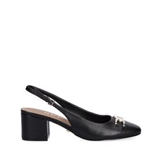 게스 버클 블록 힐 펌프스