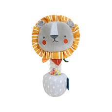 JoyBaby嬰兒手搖鈴 彩珠玩偶手搖棒 安撫娃娃手搖鈴 安撫玩具, 獅子-彩珠手搖棒, 1個