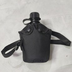 군대수통 군용수통 캠핑용 등산용 물통 등산 군대 오퍼, 1L PE 플라스틱 물병+블랙 물병, 1개