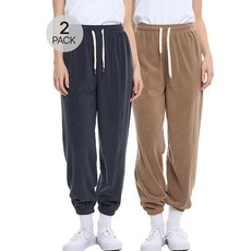 [국내매장 정품] 파라고나 2장세트 남여공용 후리스 조거 밴딩 팬츠 B24P404 635729