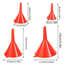 자동차 홈 주방 기능에 적합한 4 개/대 깔때기 플라스틱 크기, 01 4pcs