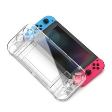 닌텐도스위치 슈퍼슬림 풀커버 플립타입 하드케이스 SK&G, 투명, 본상품선택