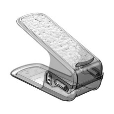 雙層鞋架 可調式鞋架 加厚鞋架 收納鞋架 鞋架 折疊鞋架 簡易鞋架 鞋托架 晾鞋架 鞋子置物架 鞋子收納架, 透明灰, 1個