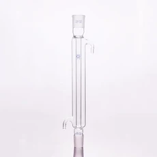 직선 콘덴서 냉각 L. 100mm200mm300mm400mm500mm 융합 내부 튜브가있는 리빅 표준 접지 입 2932, E.L.500mm