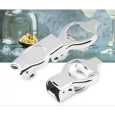 Vibe Bar 不鏽鋼瓶口密封器 蘇打水玻璃瓶密封器 開瓶器 保鮮瓶蓋, 1個