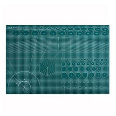 3mm 프리미엄 양면 커팅 매트 A1 90x60cm 재단매트 작업매트, 녹색