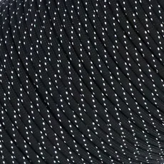 파라코드 낙하산줄 550 군사 전술 낙하산 코드 캠핑 액세서리 야외 생존 DIY 팔찌 로프 7 가닥 4mm, [01] Black