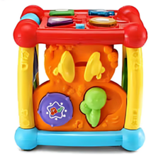 vtech 嬰幼兒音樂玩具盒，多功能聲光互動玩具，啟發寶寶感官發展，安全材質，寶寶睡眠安撫玩具, Multicolor, 1個