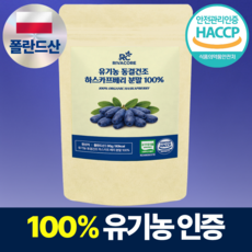 리바코어 폴란드산 유기농 동결건조 하스카프베리 분말 100 %, 1세트, 30g