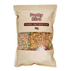 프리티버드 조류용 데일리 셀렉트 미디움 펠렛 간식, 1개, 2kg
