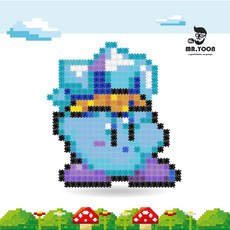 디폼블럭 8mm 게임 캐릭터 커비 포켓몬 마리오 도안 세트, 2-15.블루비, 1개