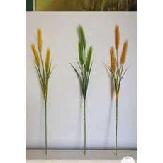 옥수수 조화 인조 1개 대잎 대형 식물 1개, 밀