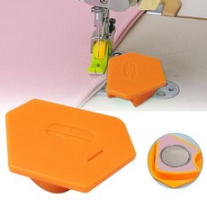 [ 1247199 ] YEQIN 재봉틀용 마그네틱 솔기 가이드 다목적 도구 다각형 강력한 게이지 스케일 포함 다기능 가이드 헤머 바느질 액세서리 및 용품 (오렌지), 주황색
