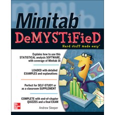 (영문도서) Minitab Demystified Paperback, McGraw-Hill Education, English, 9780071762298
