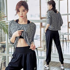 LLUS熱賣爆款運動套裝女春夏季新款跑步健身服速乾衣高腰顯瘦寬鬆瑜伽服女套裝