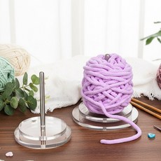 회전판 아크릴 뜨개실거치대 회전 실걸이 실패걸이, 1개, 1구