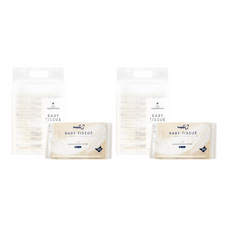 hoppi嬰兒柔濕巾，含保濕成分，無酒精香精，多用途便攜包裝，寶寶清潔護理首選, 40, 20個