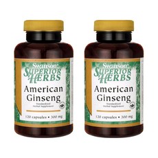 SWANSON 斯旺森 Superior Herbs西洋蔘膠囊 300mg, 2個, 120 件