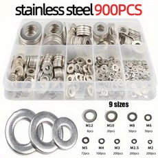 치프몰 304 스텐평와셔 9종 900PCS, 900개