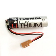 ER17500V 3.6V 帶棕色2P接頭 TOSHIBA 不可充電PLC鋰電池(含稅)【佑齊企業 iCmore】, 1個