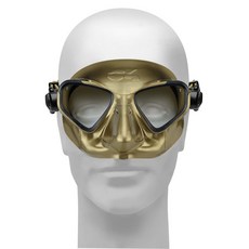 C4 Falcon Apnea Mask 自潛 漁獵 低容積面鏡, 金色
